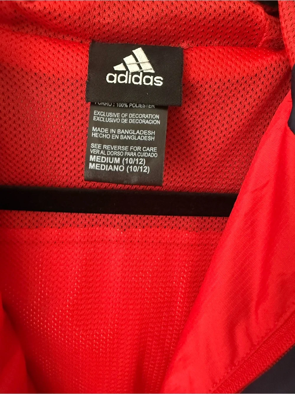 adidas Men’s Red & Navy Cardinals Windbreaker Jacket